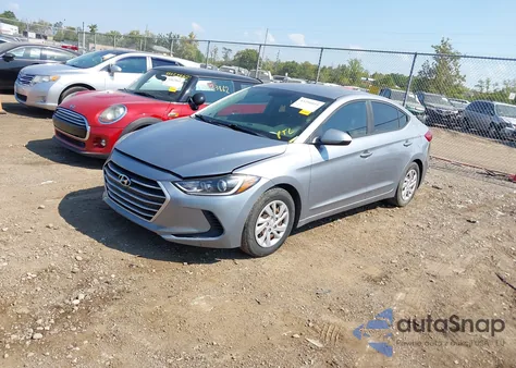 2017 Hyundai Elantra Se из США, поврежденный, VIN 5NPD74LF6HH175520